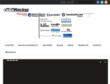 Tablet Screenshot of felixracing.se